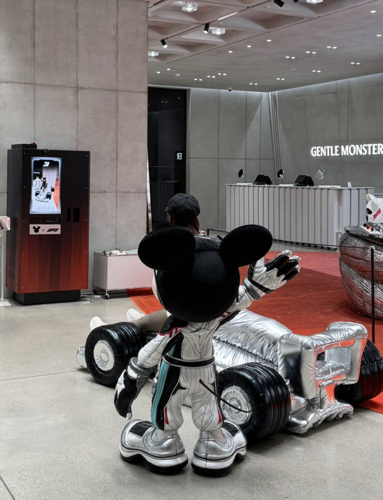 Giant Mickey in Seongsu: Gentle Monster Circuit Collection at Haus